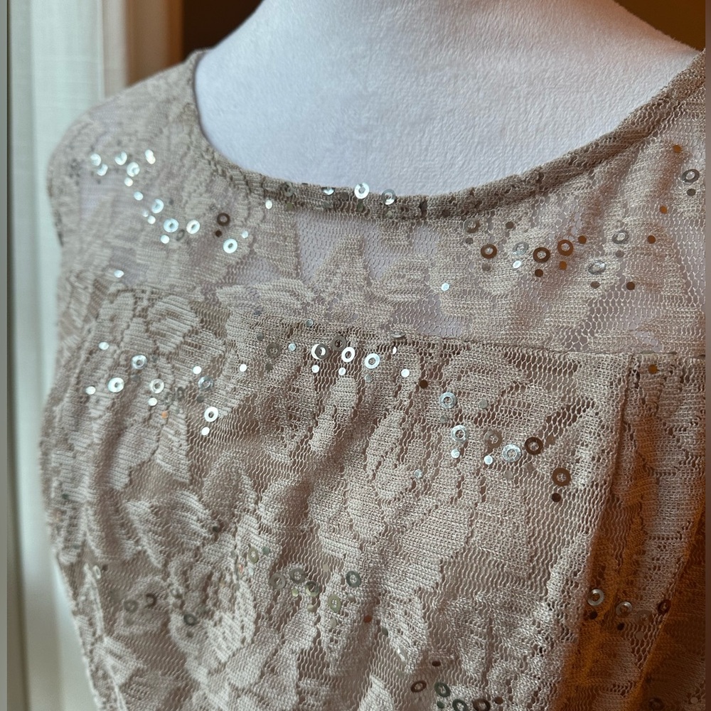 Candalite Petite Lace Dress - Picture 4 of 5